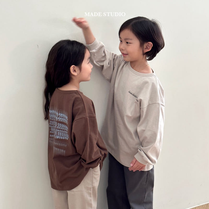 Made Studio - Korean Children Fashion - #kidsstore - Bacode Tee - 3