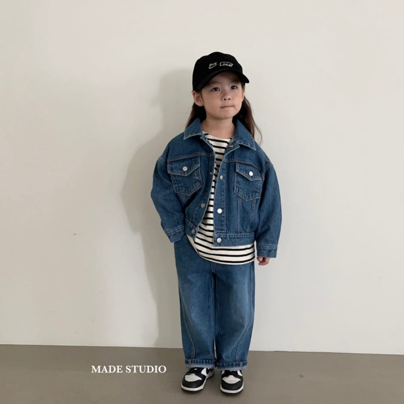 Made Studio - Korean Children Fashion - #kidsstore - Denim Jacket - 10