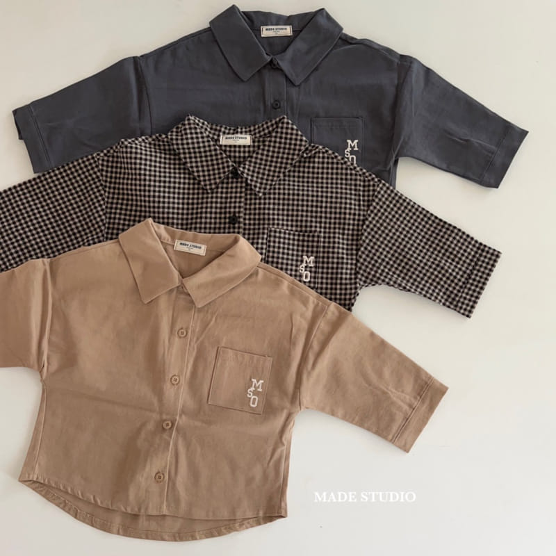 Made Studio - Korean Children Fashion - #kidzfashiontrend - Pocket Shirt