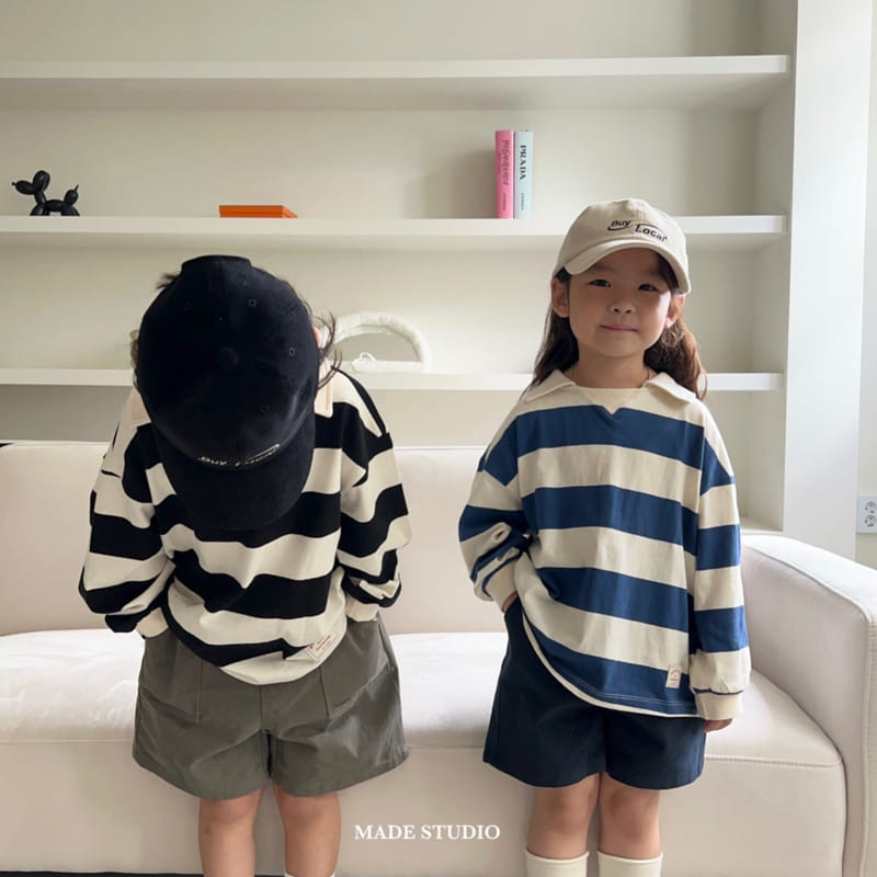 Made Studio - Korean Children Fashion - #littlefashionista - Paul Collar Tee - 2