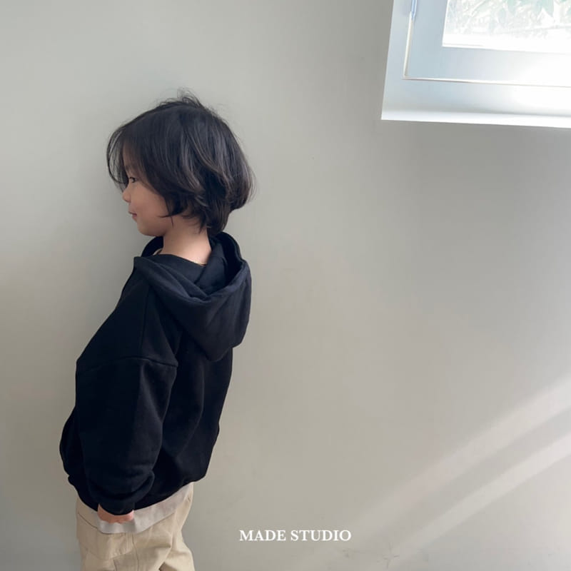 Made Studio - Korean Children Fashion - #magicofchildhood - Stand Hoody Tee - 3