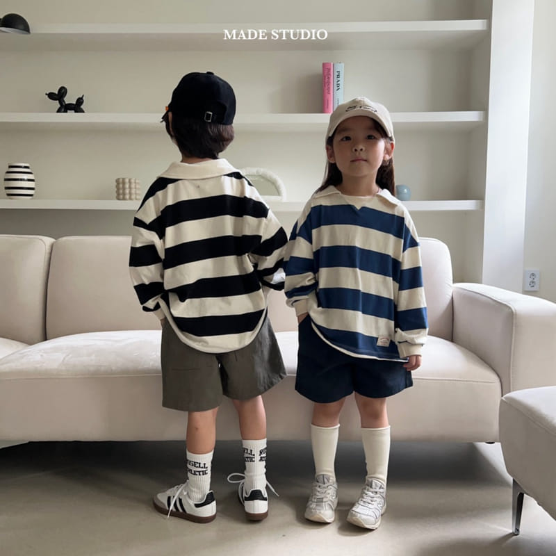 Made Studio - Korean Children Fashion - #magicofchildhood - Paul Collar Tee - 3