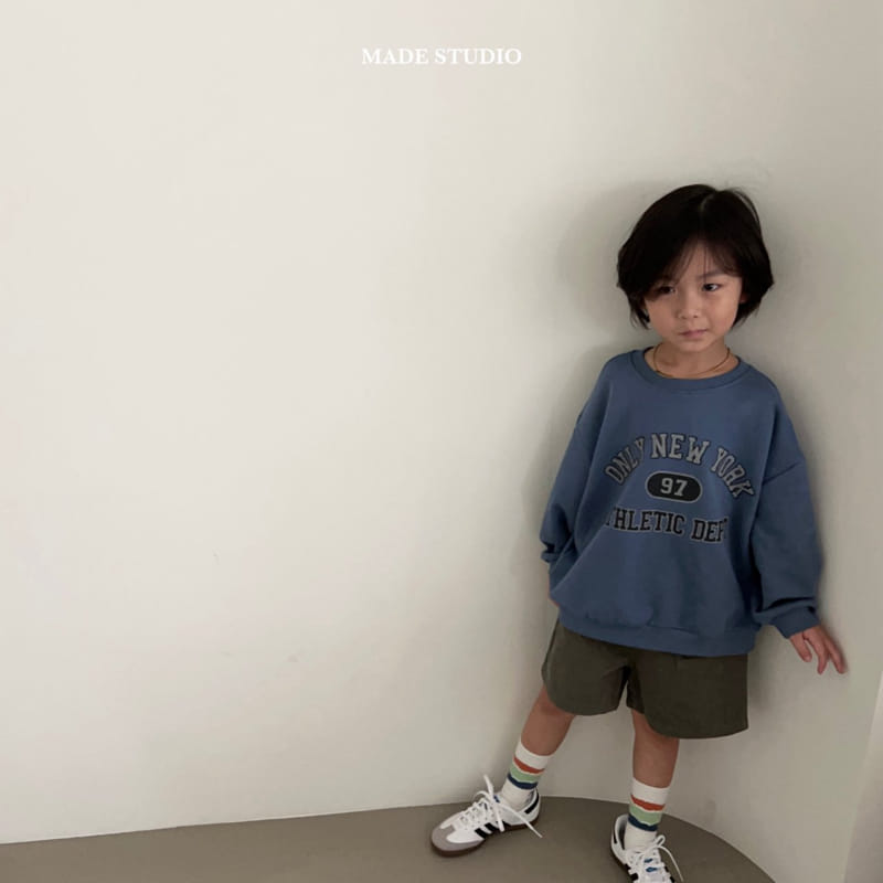 Made Studio - Korean Children Fashion - #magicofchildhood - New York Sweats Tee - 2