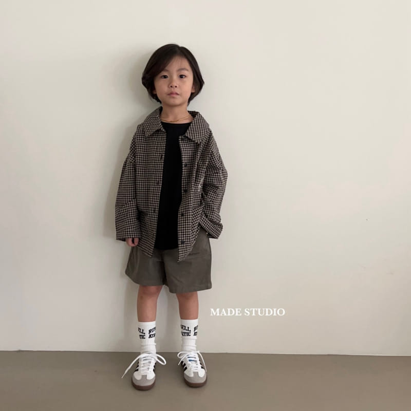 Made Studio - Korean Children Fashion - #minifashionista - Pocket Shirt - 5