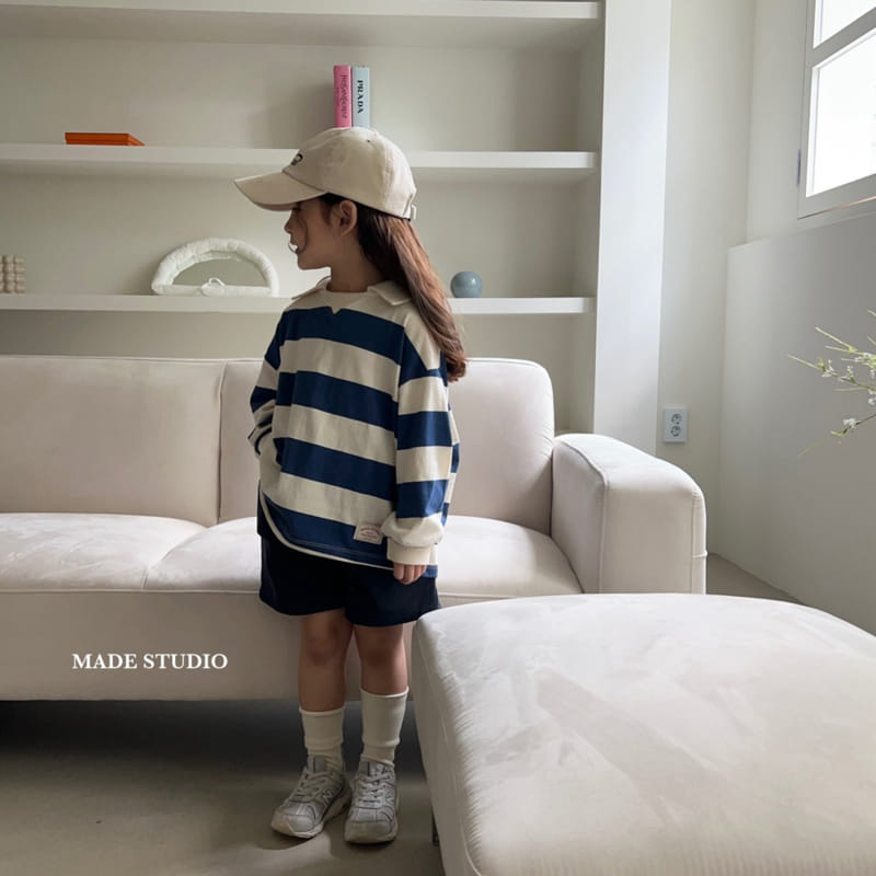 Made Studio - Korean Children Fashion - #magicofchildhood - Paul Collar Tee - 4