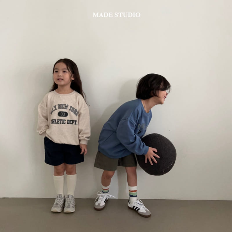 Made Studio - Korean Children Fashion - #minifashionista - New York Sweats Tee - 4