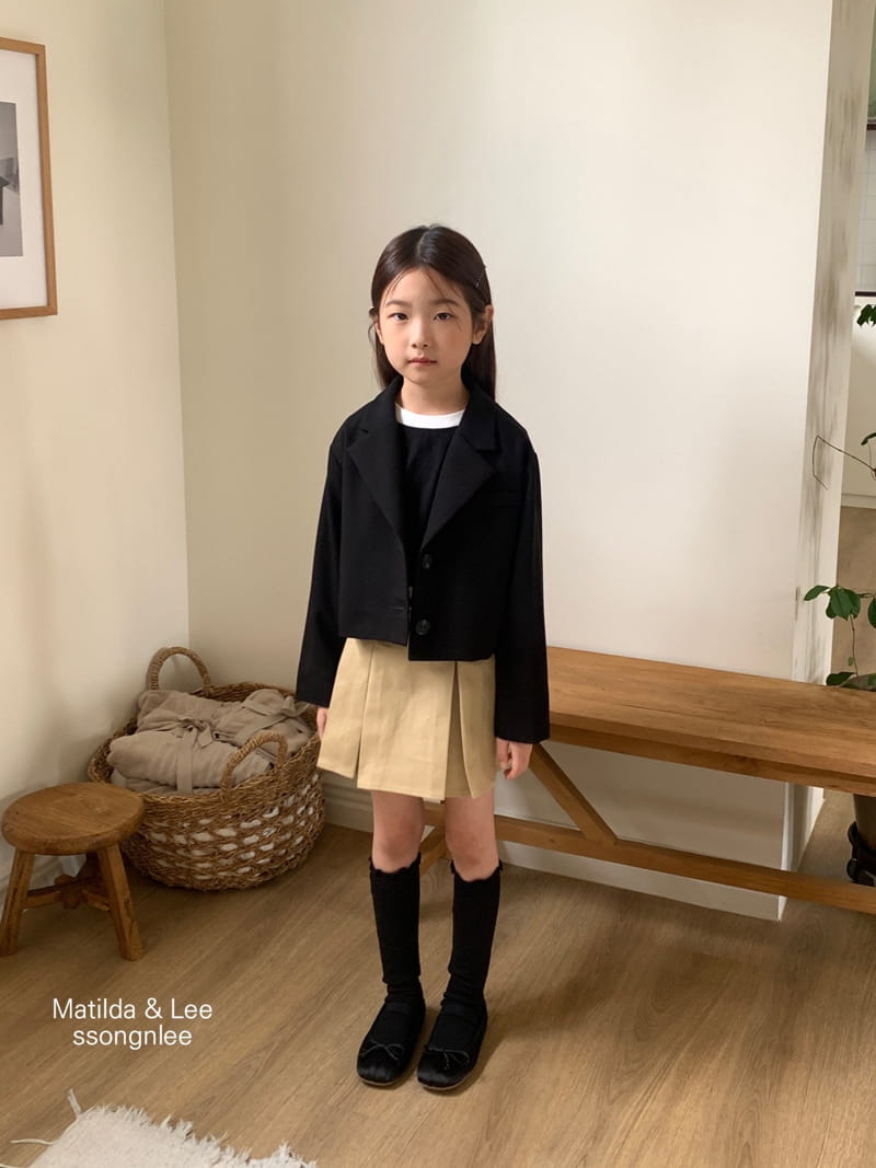 Matilda & Lee - Korean Children Fashion - #kidzfashiontrend - Crop Jacket - 4