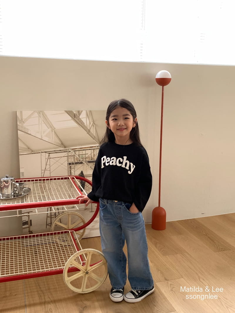 Matilda & Lee - Korean Children Fashion - #Kfashion4kids - Peach Tee - 9