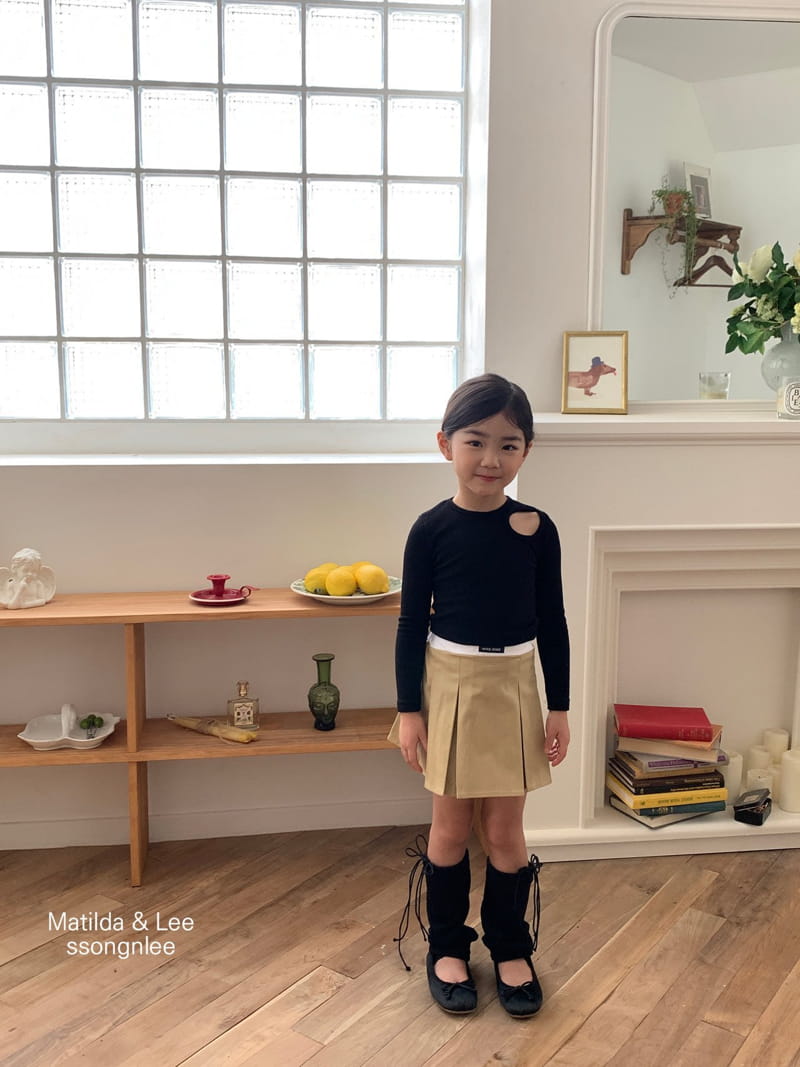 Matilda & Lee - Korean Children Fashion - #Kfashion4kids - Shoulder Slit Tee - 9