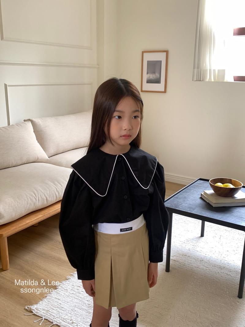 Matilda & Lee - Korean Children Fashion - #Kfashion4kids - Pping St Collar Blouse - 6