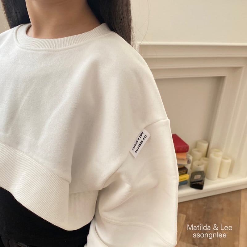 Matilda & Lee - Korean Children Fashion - #stylishchildhood - Crop Sweatshirt - 4