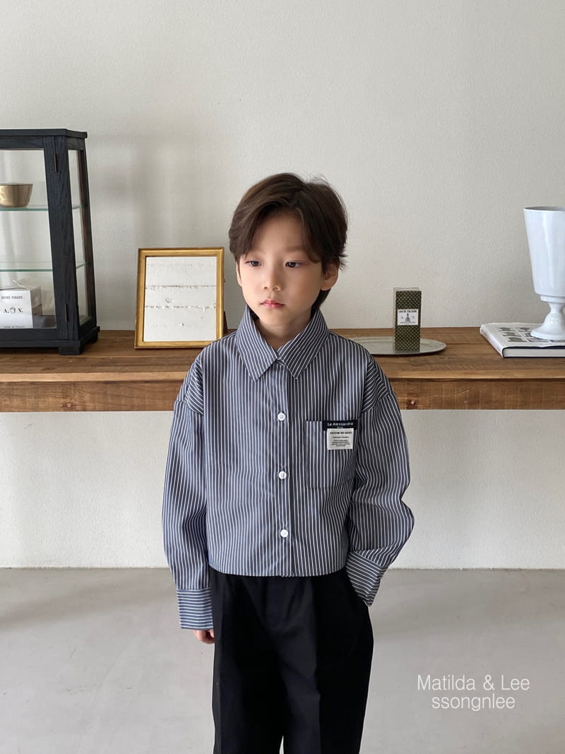 Matilda & Lee - Korean Children Fashion - #childofig - Crop Shirt - 3