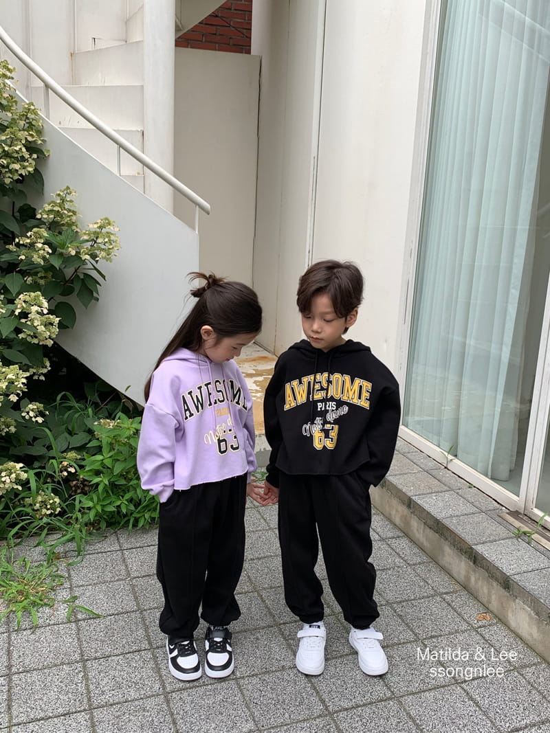 Matilda & Lee - Korean Children Fashion - #childofig - Awesome Hoody Top Bottom Set - 5