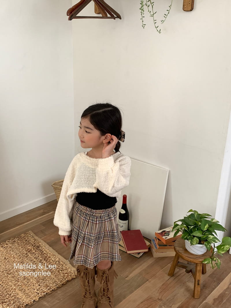 Matilda & Lee - Korean Children Fashion - #childofig - Bookle Crop Knit Tee - 7