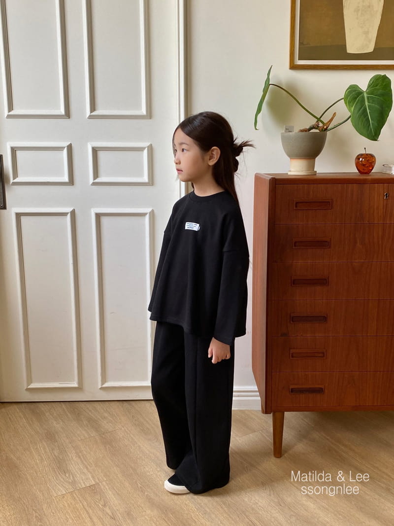 Matilda & Lee - Korean Children Fashion - #childrensboutique - Wide Top Bottom Set - 12