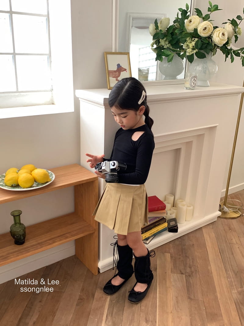 Matilda & Lee - Korean Children Fashion - #childrensboutique - Shoulder Slit Tee - 2