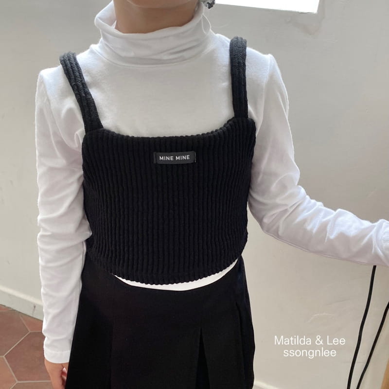 Matilda & Lee - Korean Children Fashion - #designkidswear - Knit Rib Bustier - 3