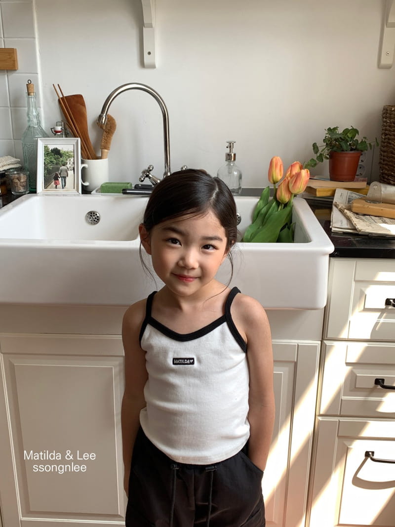 Matilda & Lee - Korean Children Fashion - #designkidswear - Matilda Piping Sleeveless - 3