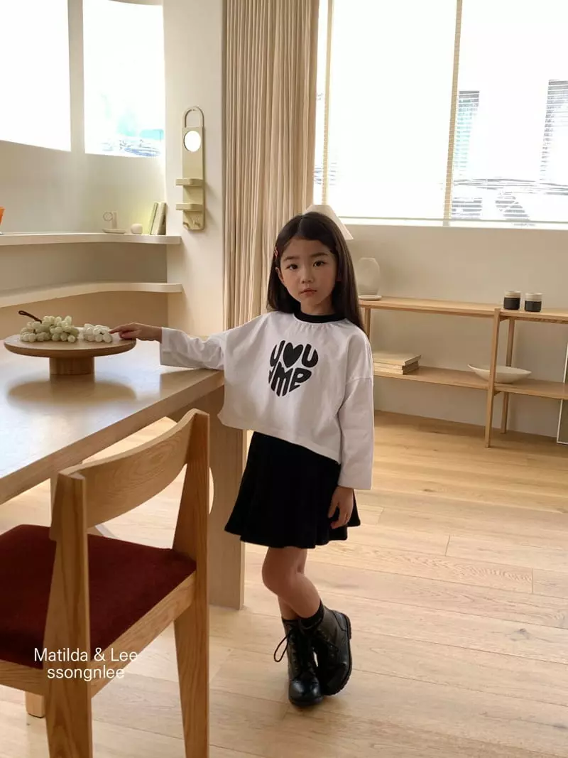 Matilda & Lee - Korean Children Fashion - #discoveringself - U Love Tee - 3