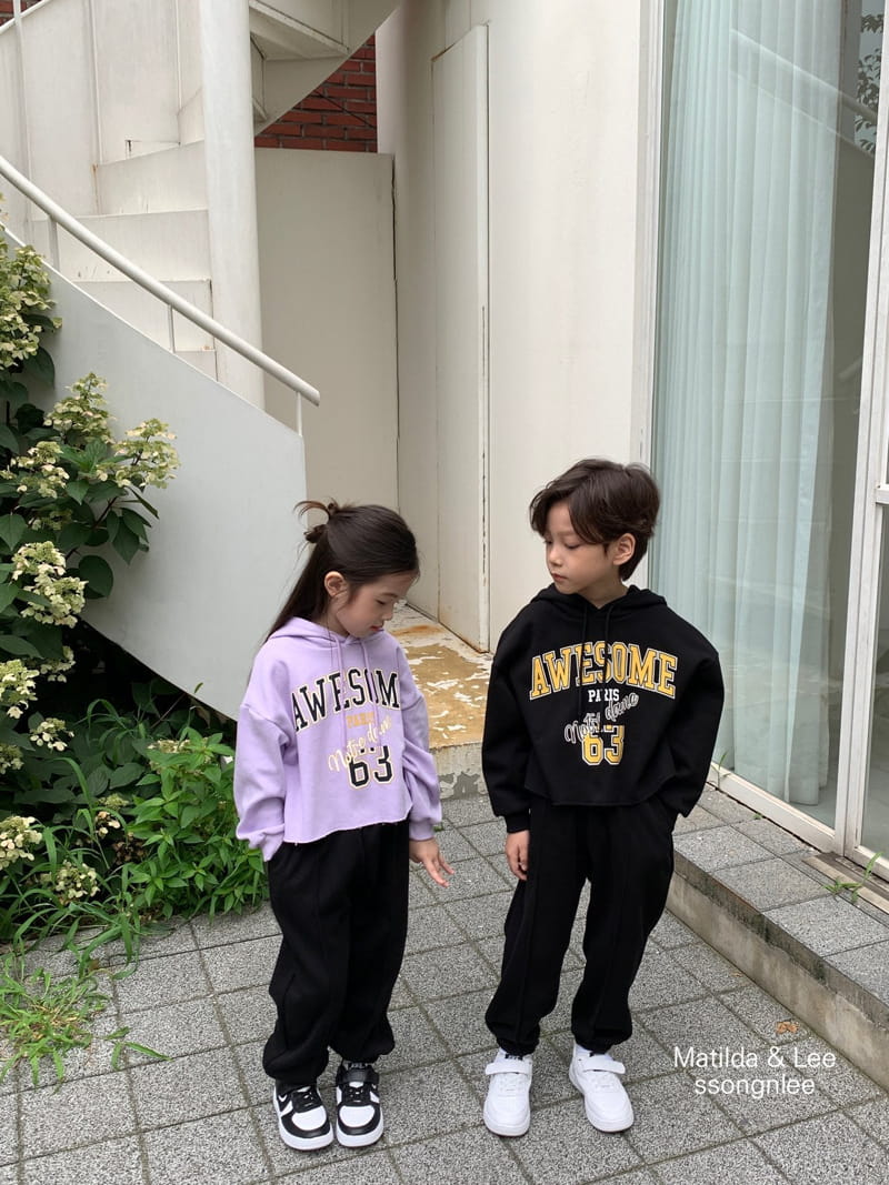 Matilda & Lee - Korean Children Fashion - #discoveringself - Awesome Hoody Top Bottom Set - 9