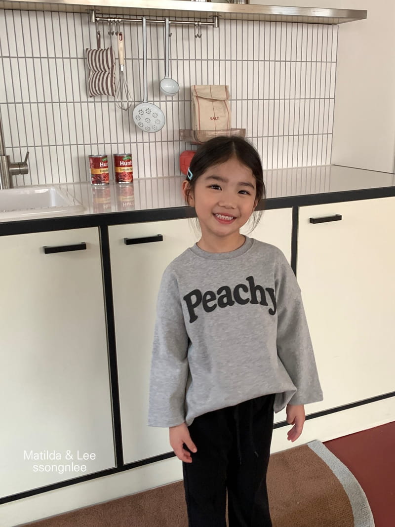 Matilda & Lee - Korean Children Fashion - #designkidswear - Peach Tee - 4