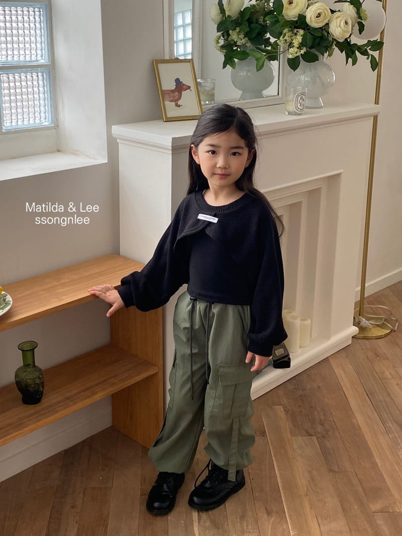 Matilda & Lee - Korean Children Fashion - #discoveringself - Lavel Crop Knit Tee - 8