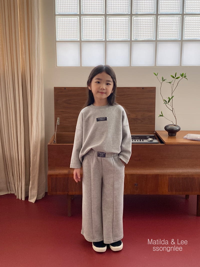 Matilda & Lee - Korean Children Fashion - #fashionkids - Wide Top Bottom Set