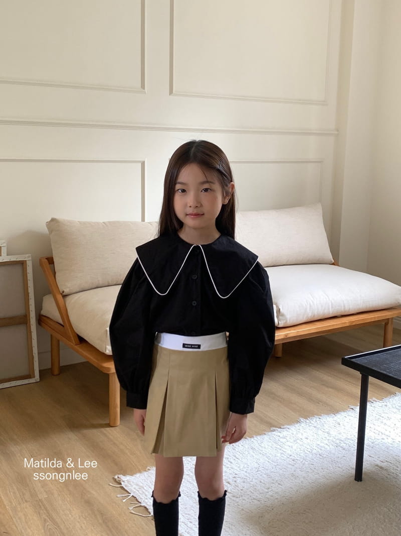 Matilda & Lee - Korean Children Fashion - #fashionkids - Pping St Collar Blouse - 2