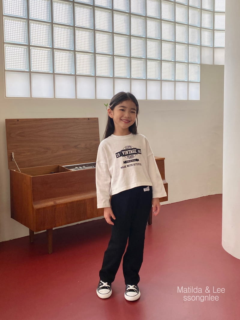 Matilda & Lee - Korean Children Fashion - #fashionkids - Vintage Crop Tee