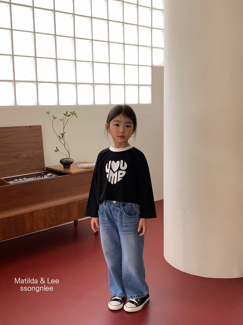 Matilda & Lee - Korean Children Fashion - #fashionkids - Heart Jeans - 2