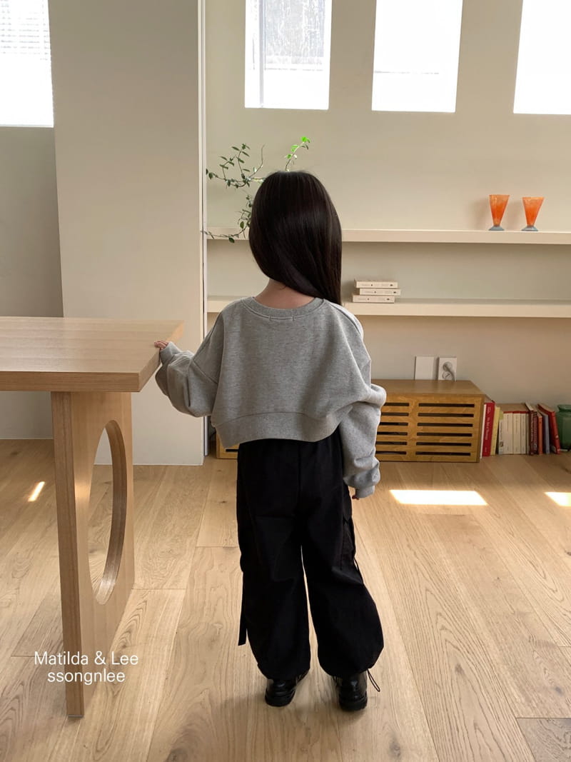 Matilda & Lee - Korean Children Fashion - #kidsshorts - Crop Sweatshirt - 9