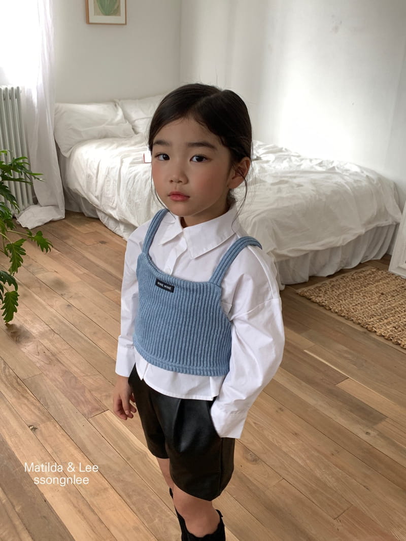 Matilda & Lee - Korean Children Fashion - #kidsshorts - Knit Rib Bustier - 6