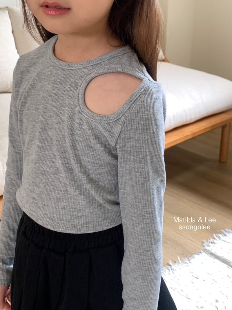 Matilda & Lee - Korean Children Fashion - #kidsshorts - Shoulder Slit Tee - 6