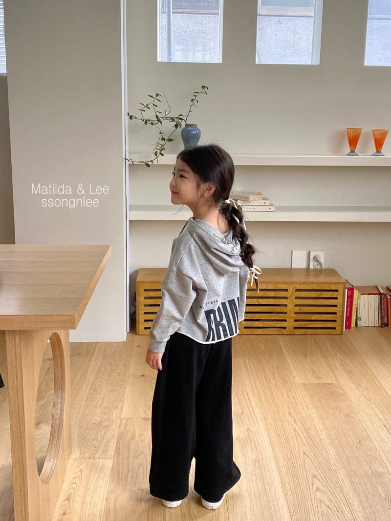 Matilda & Lee - Korean Children Fashion - #kidsshorts - Bring Crop Hoody Tee