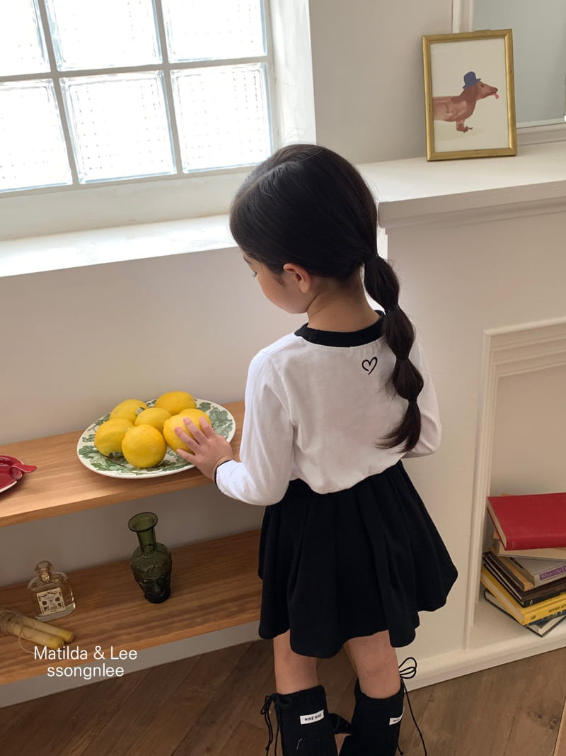 Matilda & Lee - Korean Children Fashion - #kidsshorts - Color Heart Tee - 11