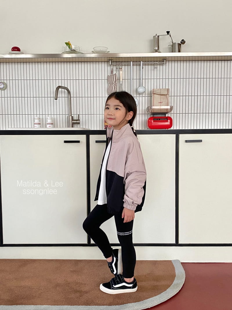 Matilda & Lee - Korean Children Fashion - #kidsshorts - Two Lettering Leggings - 8