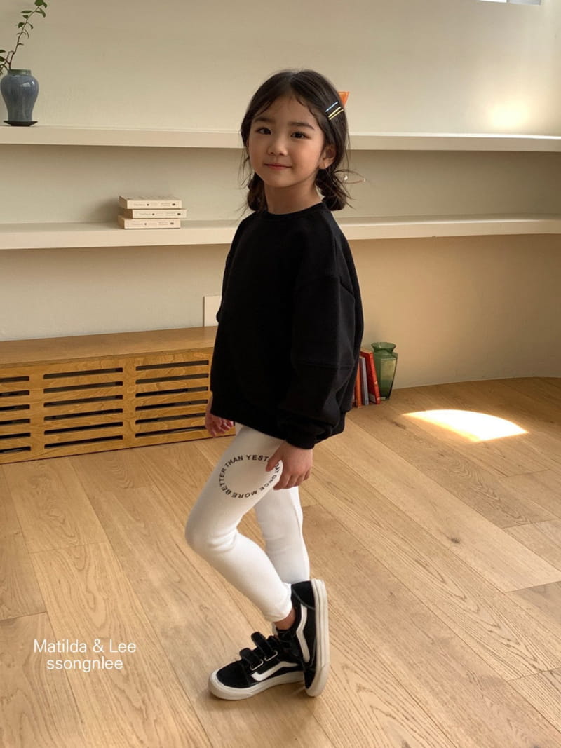 Matilda & Lee - Korean Children Fashion - #fashionkids - One Paint Leggings - 4