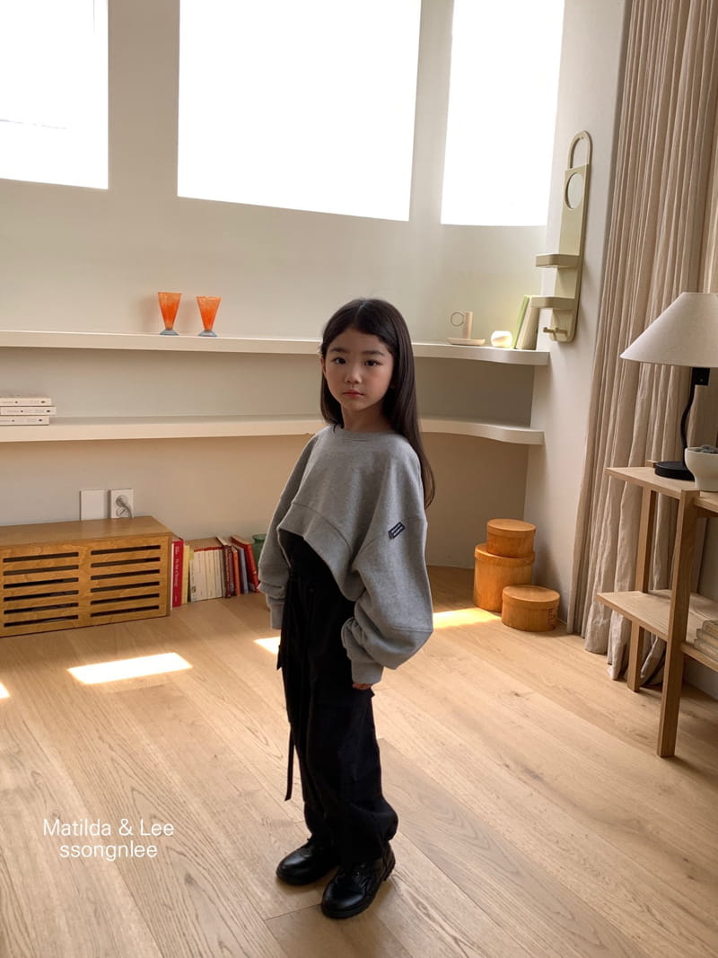 Matilda & Lee - Korean Children Fashion - #kidsstore - Crop Sweatshirt - 10