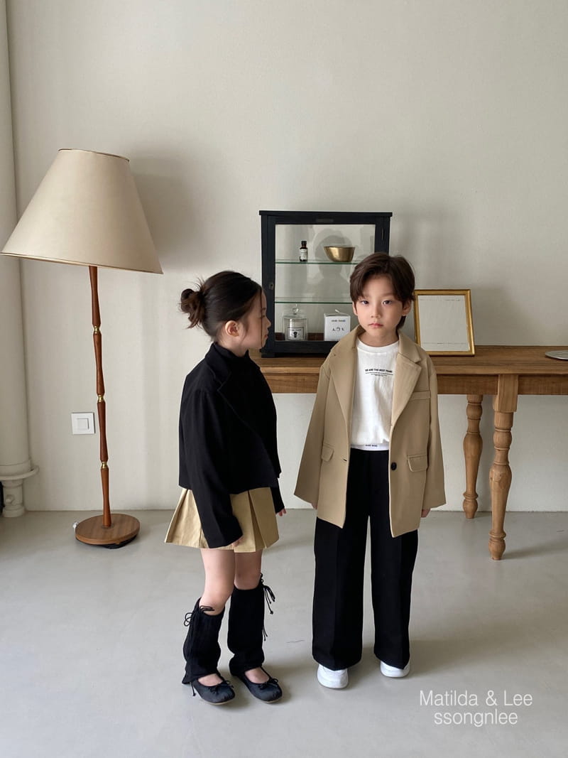 Matilda & Lee - Korean Children Fashion - #kidsstore - Crop Jacket - 2