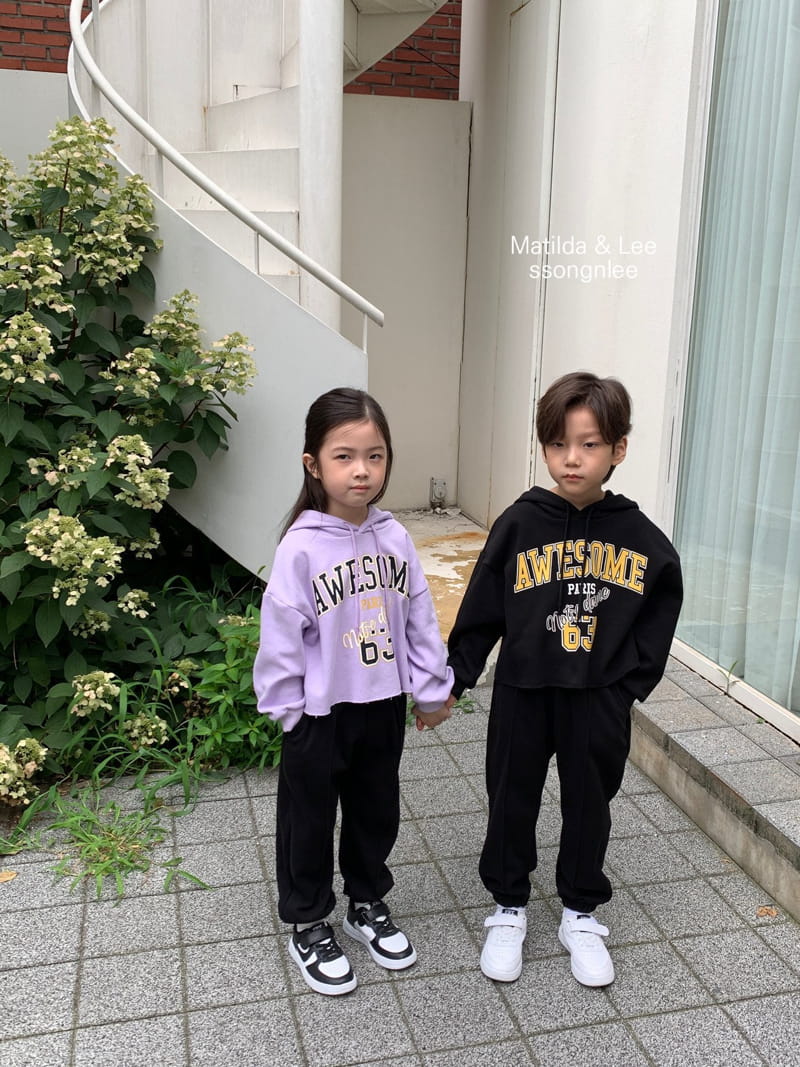 Matilda & Lee - Korean Children Fashion - #kidsstore - Awesome Hoody Top Bottom Set - 12