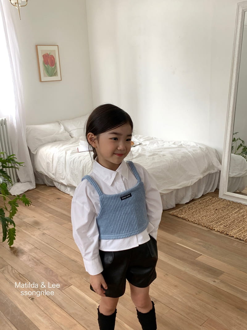 Matilda & Lee - Korean Children Fashion - #kidsstore - Knit Rib Bustier - 7