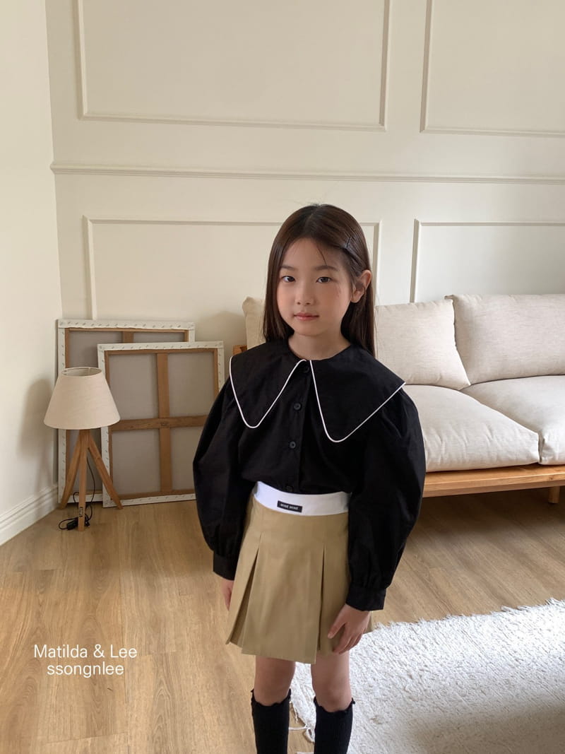 Matilda & Lee - Korean Children Fashion - #kidsshorts - Pping St Collar Blouse - 4