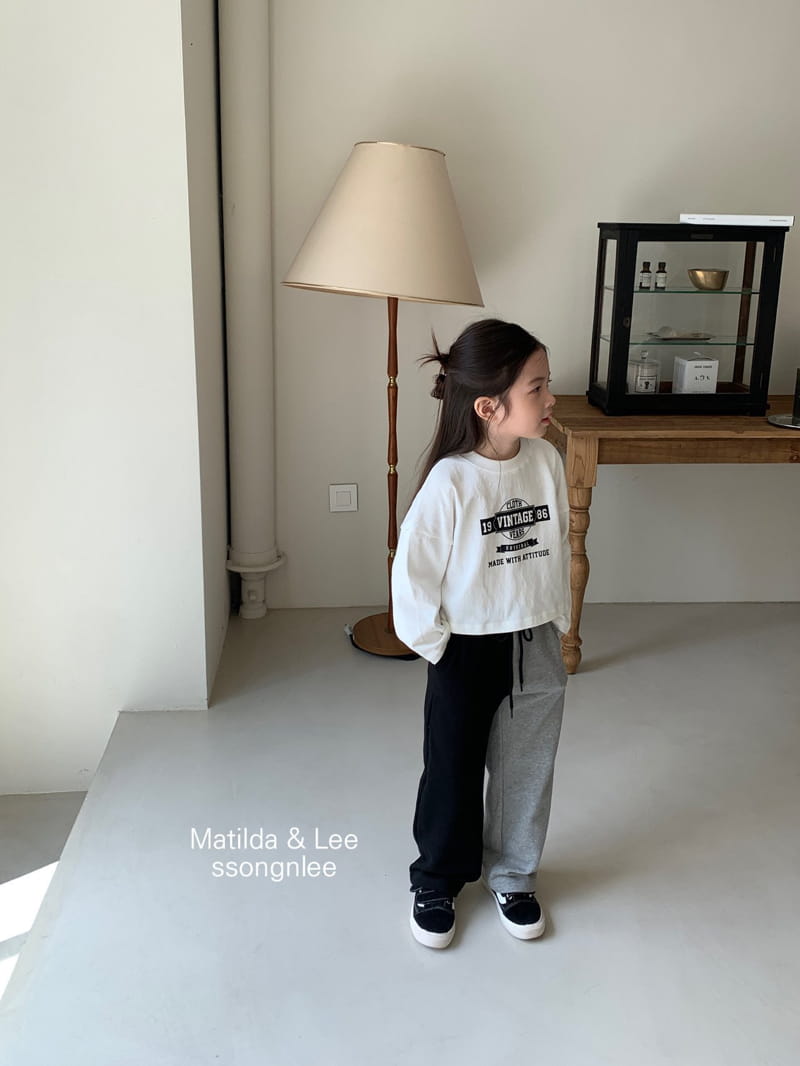 Matilda & Lee - Korean Children Fashion - #kidsstore - Vintage Crop Tee - 3