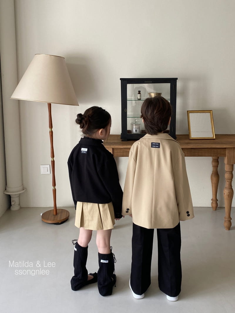 Matilda & Lee - Korean Children Fashion - #kidzfashiontrend - Crop Jacket - 3