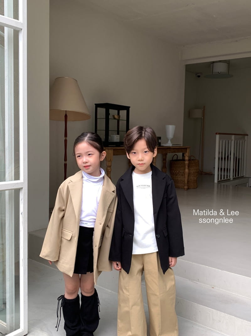 Matilda & Lee - Korean Children Fashion - #kidzfashiontrend - Overfit Jacket - 2