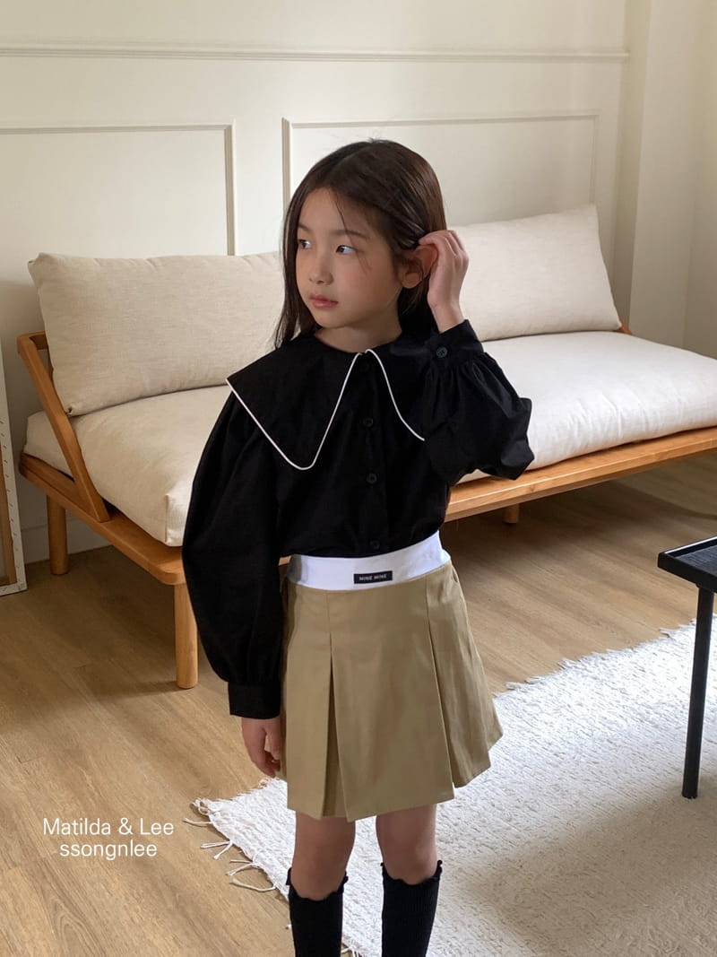 Matilda & Lee - Korean Children Fashion - #kidzfashiontrend - Pping St Collar Blouse - 5