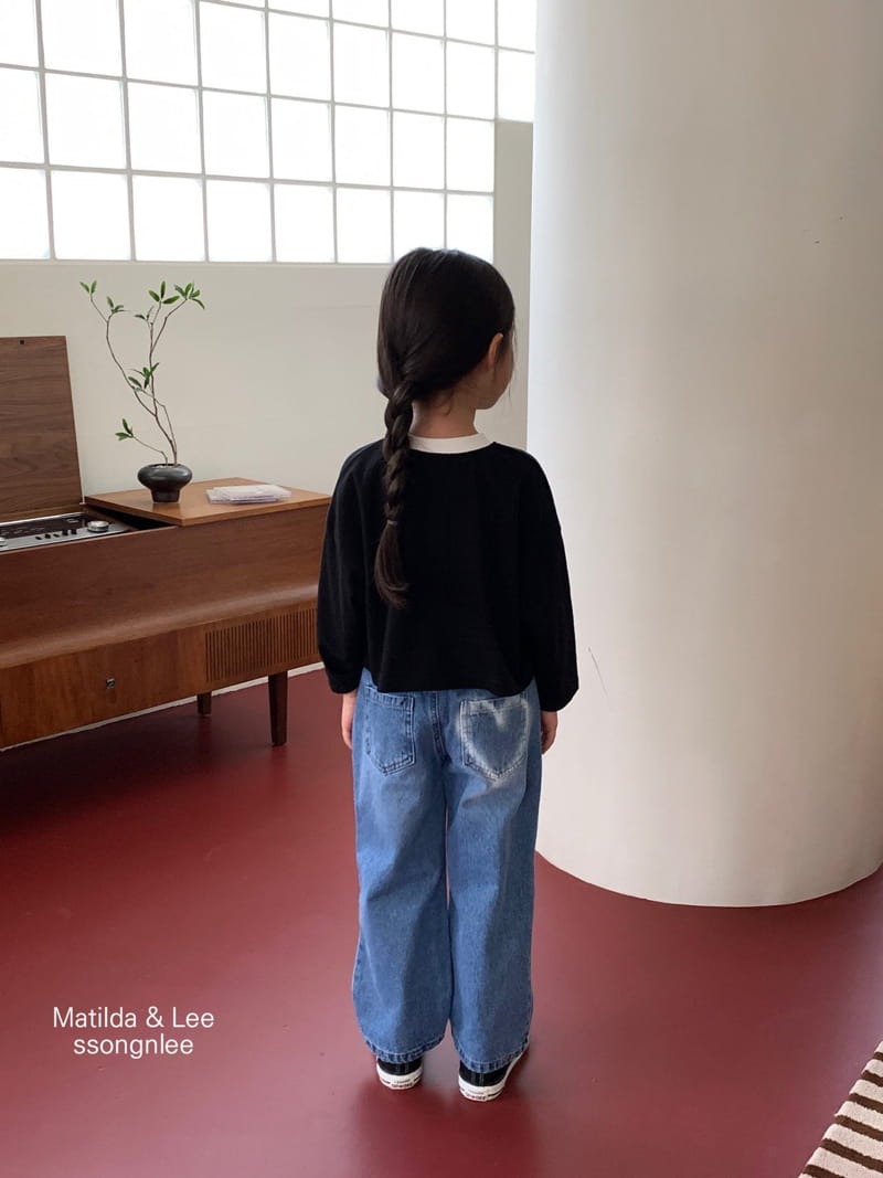 Matilda & Lee - Korean Children Fashion - #kidzfashiontrend - Heart Jeans - 5