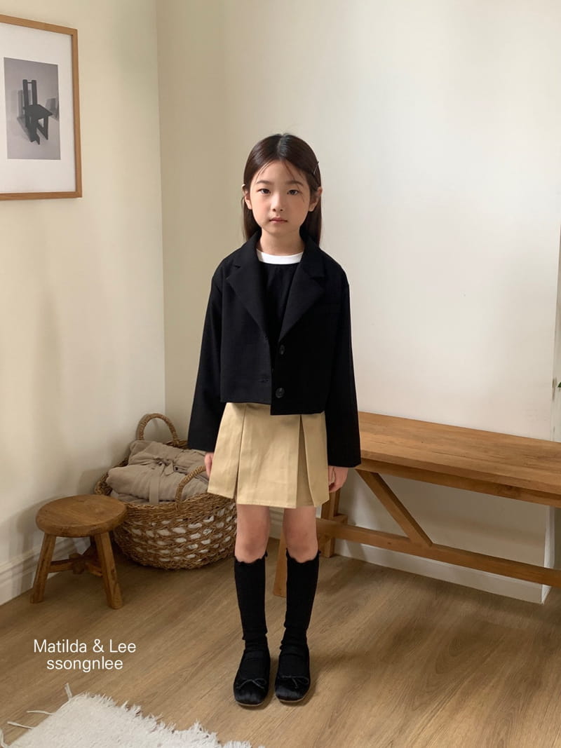 Matilda & Lee - Korean Children Fashion - #littlefashionista - Crop Jacket - 5