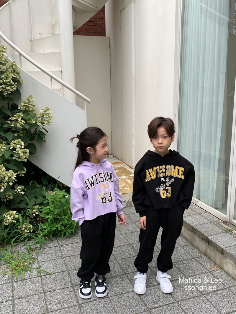 Matilda & Lee - Korean Children Fashion - #littlefashionista - Awesome Hoody Top Bottom Set