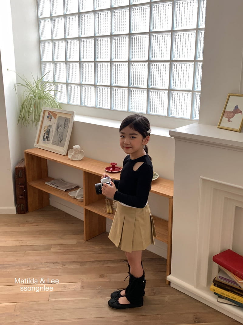 Matilda & Lee - Korean Children Fashion - #littlefashionista - Shoulder Slit Tee - 10